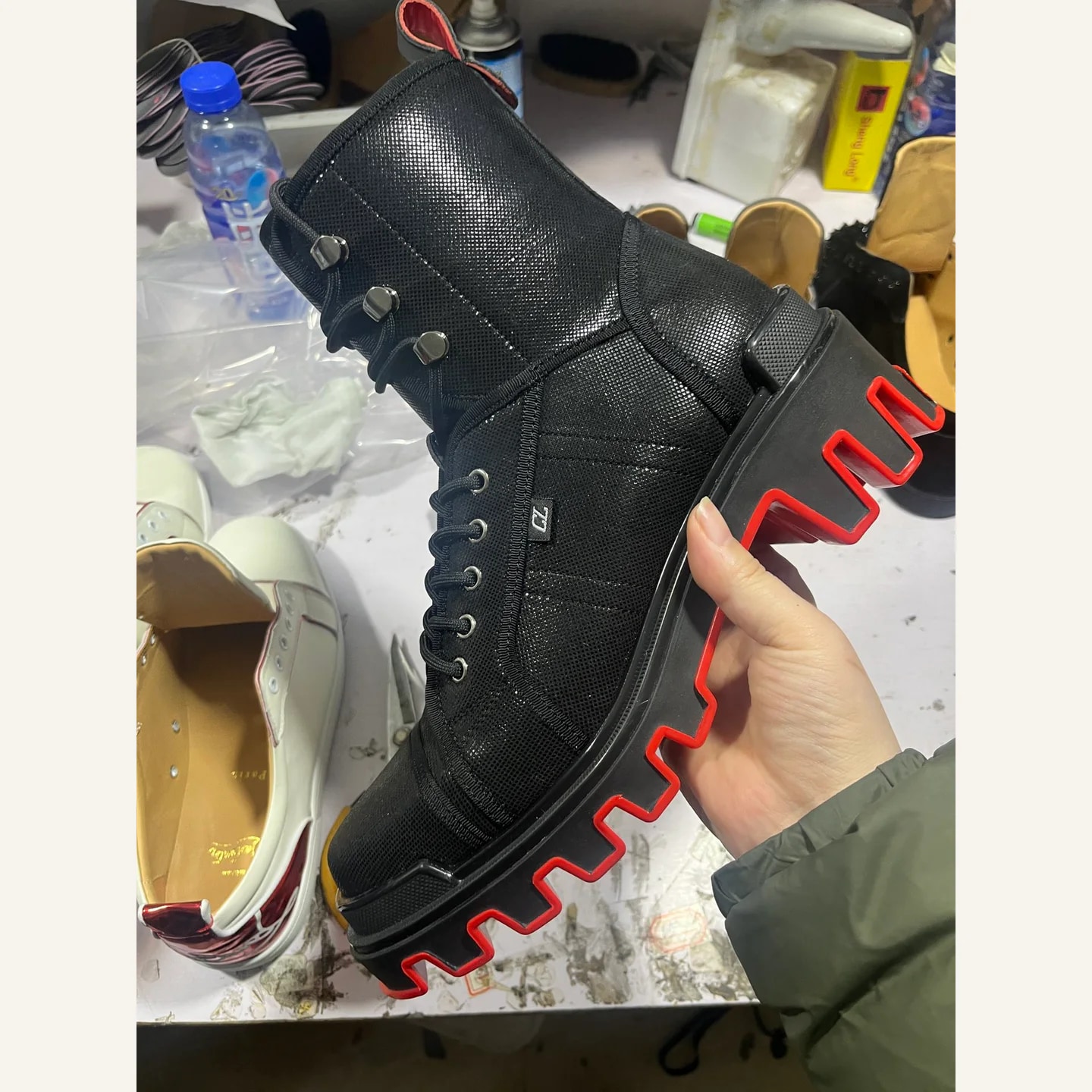 Christian Louboutin Loubishark High-top Sneaker