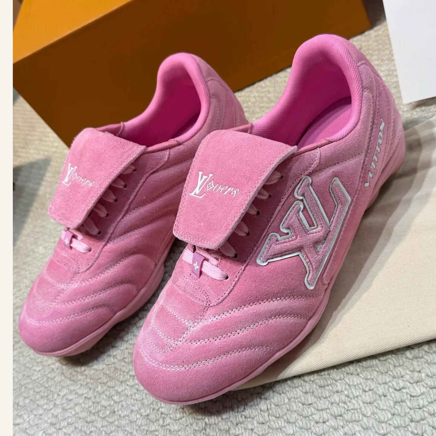 Louis Vuitton LV Footprint Soccer Sneaker