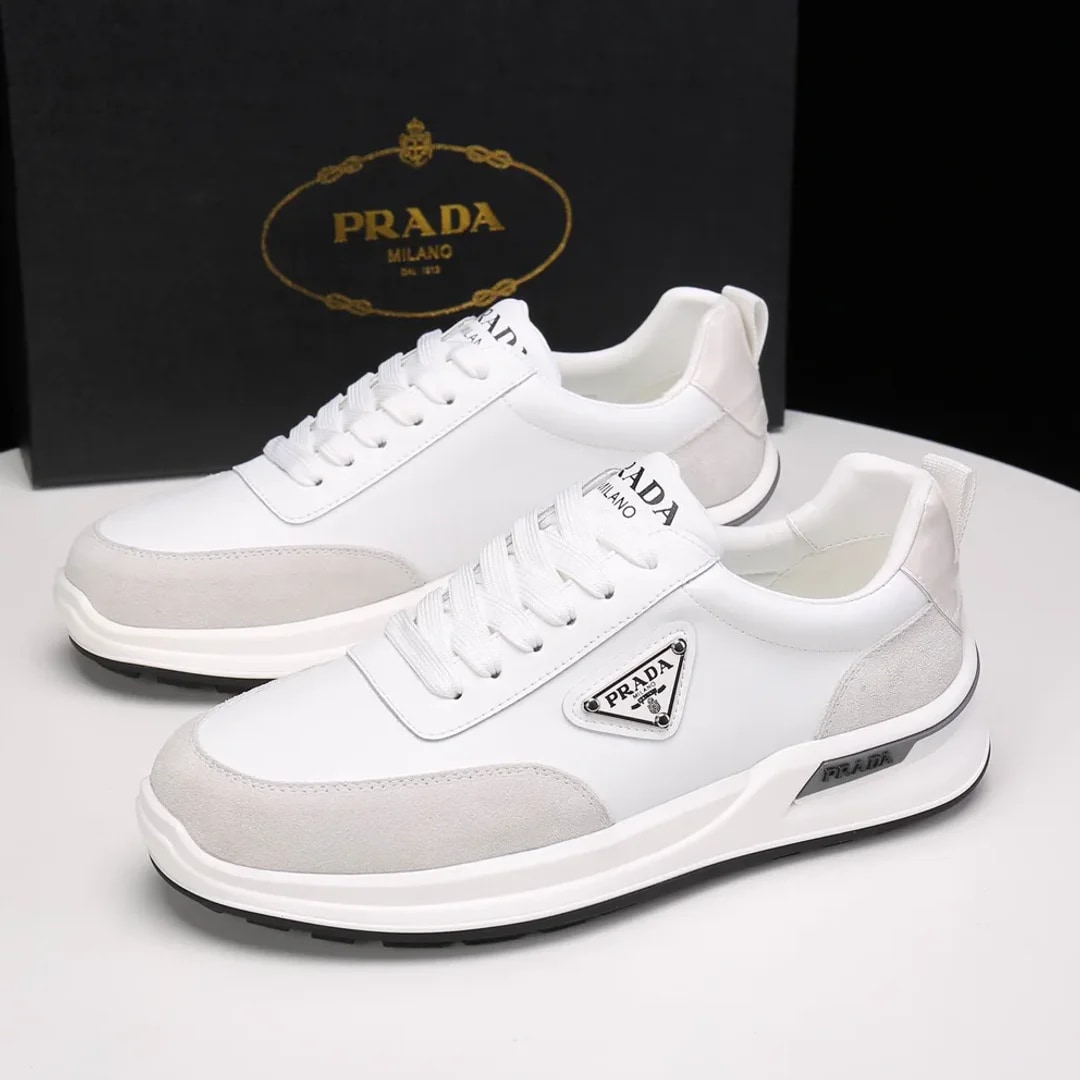 Prada Leather Low-top Sneaker