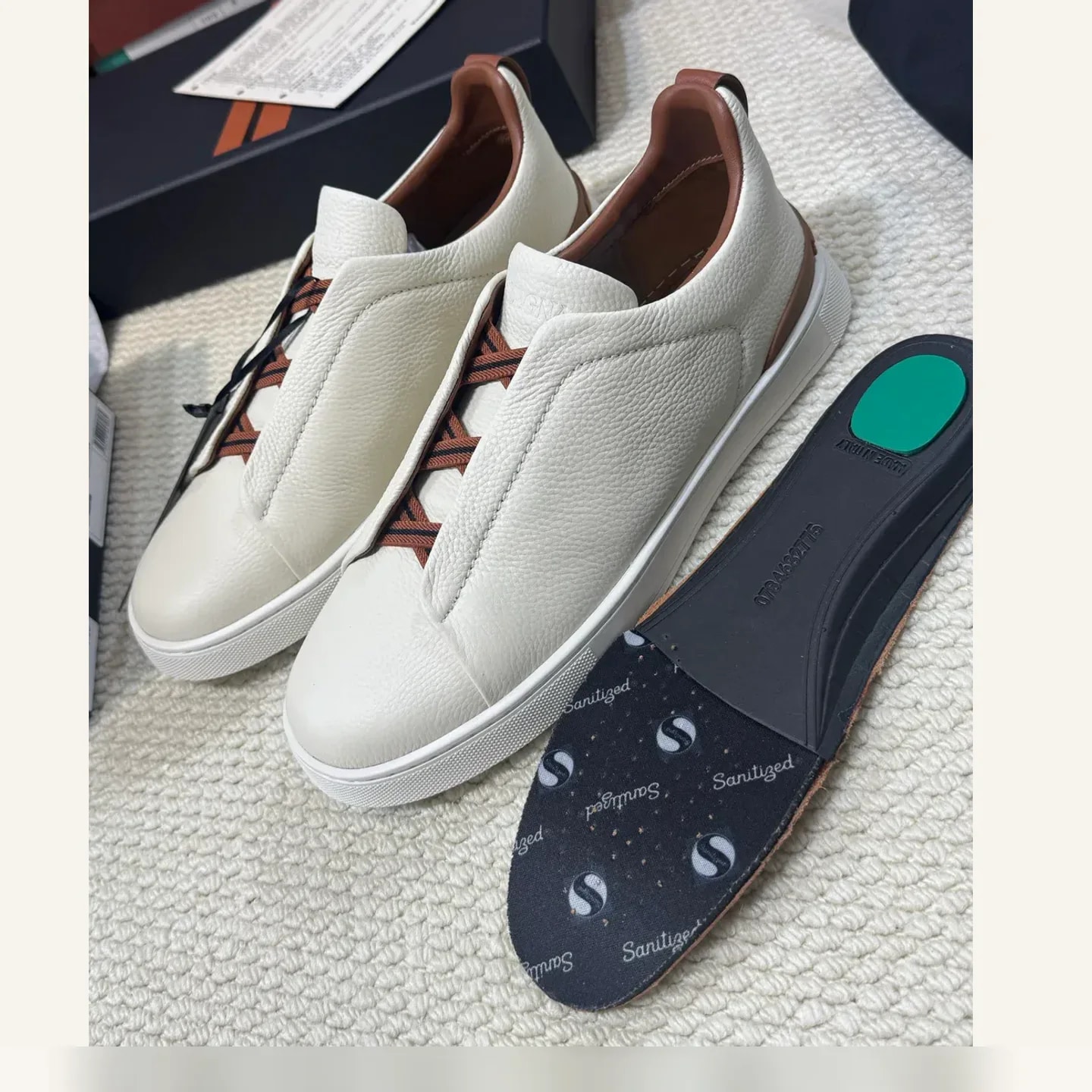 Zegna Triple Stitch Sneaker
