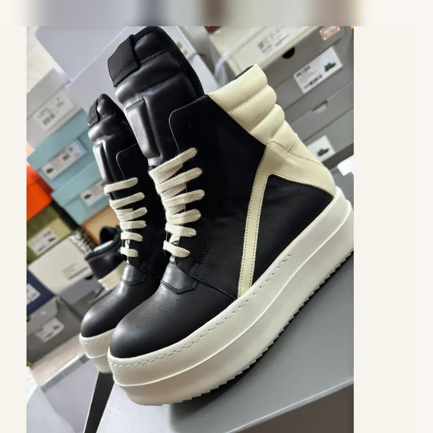 Rick Owens Geobasket High-top Sneaker
