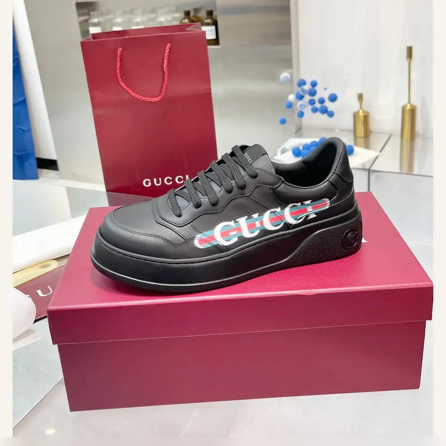 Gucci Logo Platform Sneaker