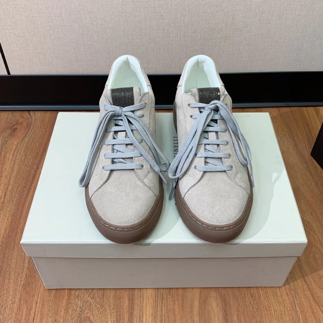 Brunello Cucinelli Suede Low-top Sneaker