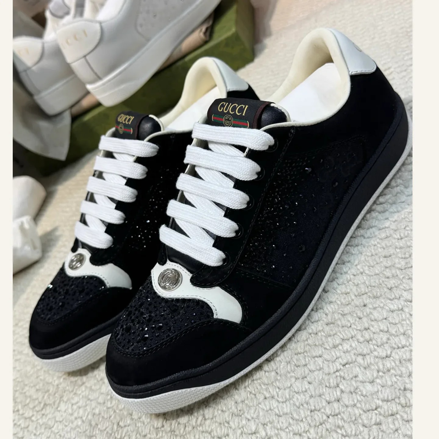 Gucci Crystal GG Low-top Sneaker