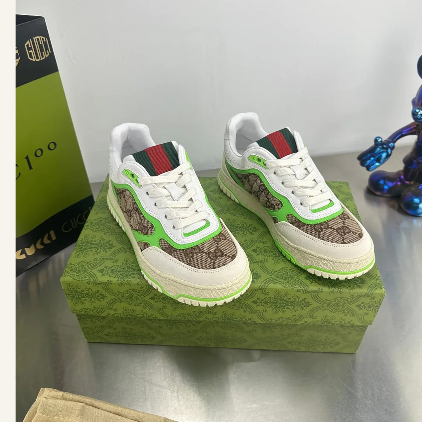 Gucci Distressed Basketball Sneaker