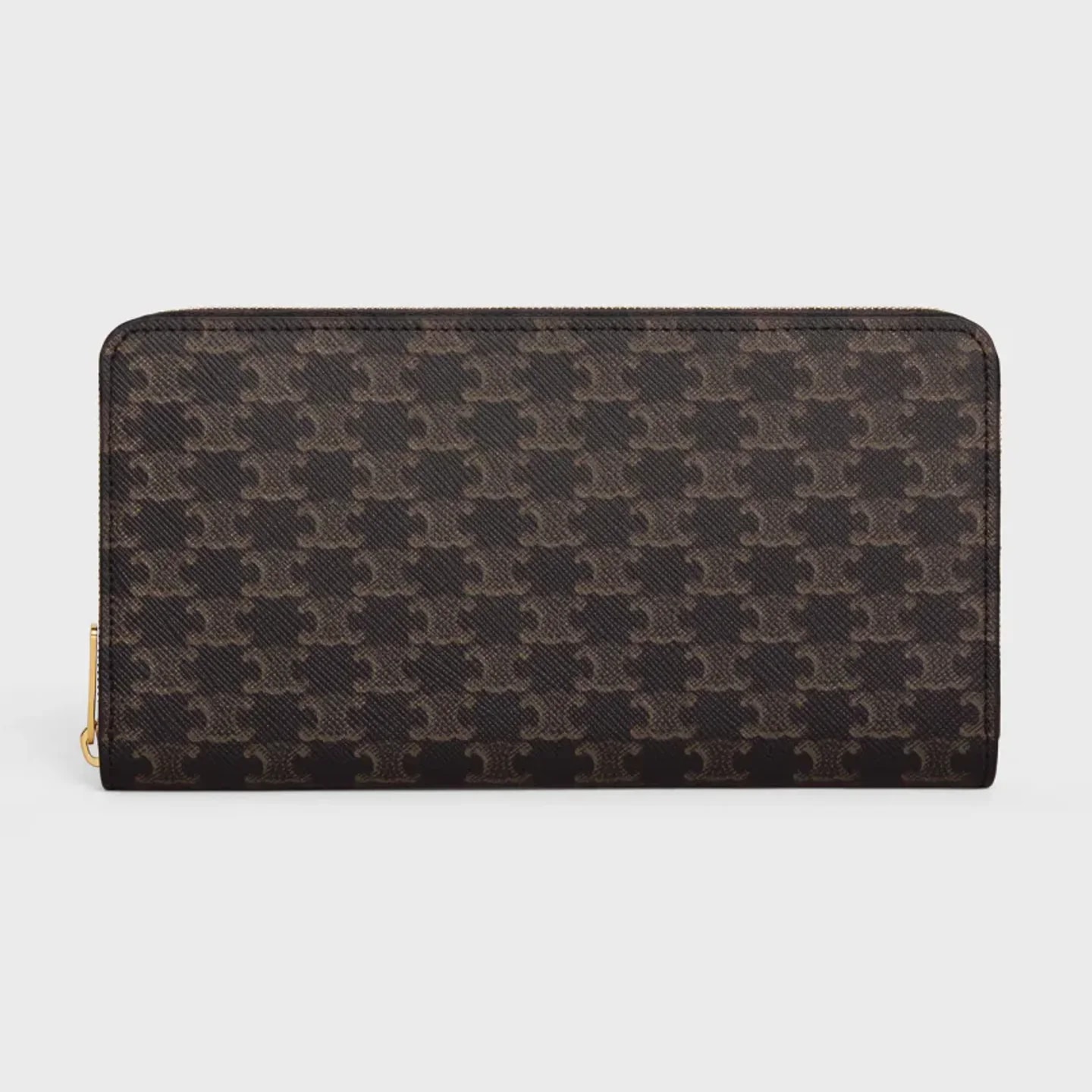 CELINE Large zipped wallet IN Triomphe Canvas