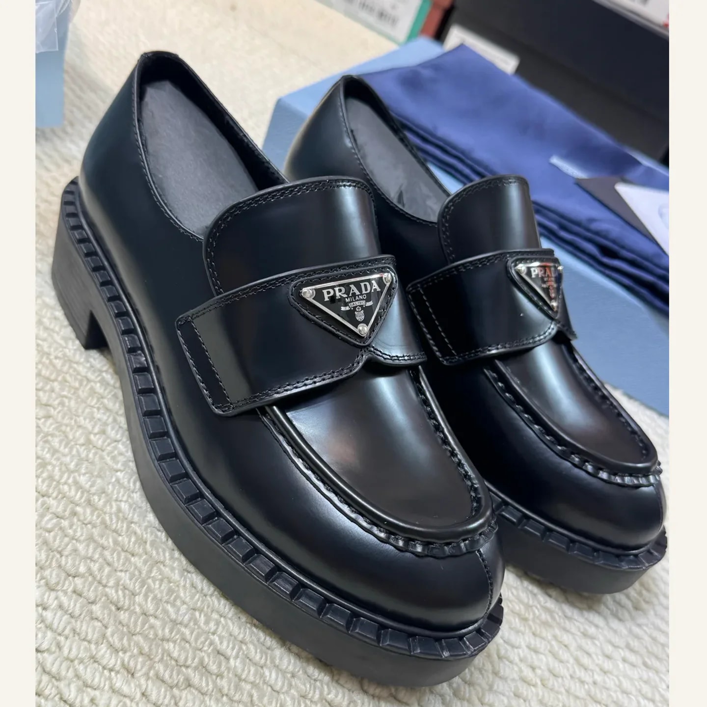 Prada Monolith Loafer