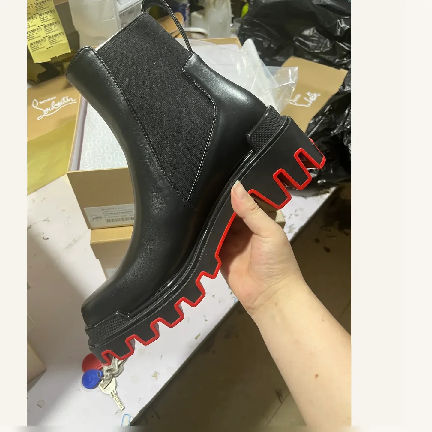 Christian Louboutin Loubishark Chelsea Boot