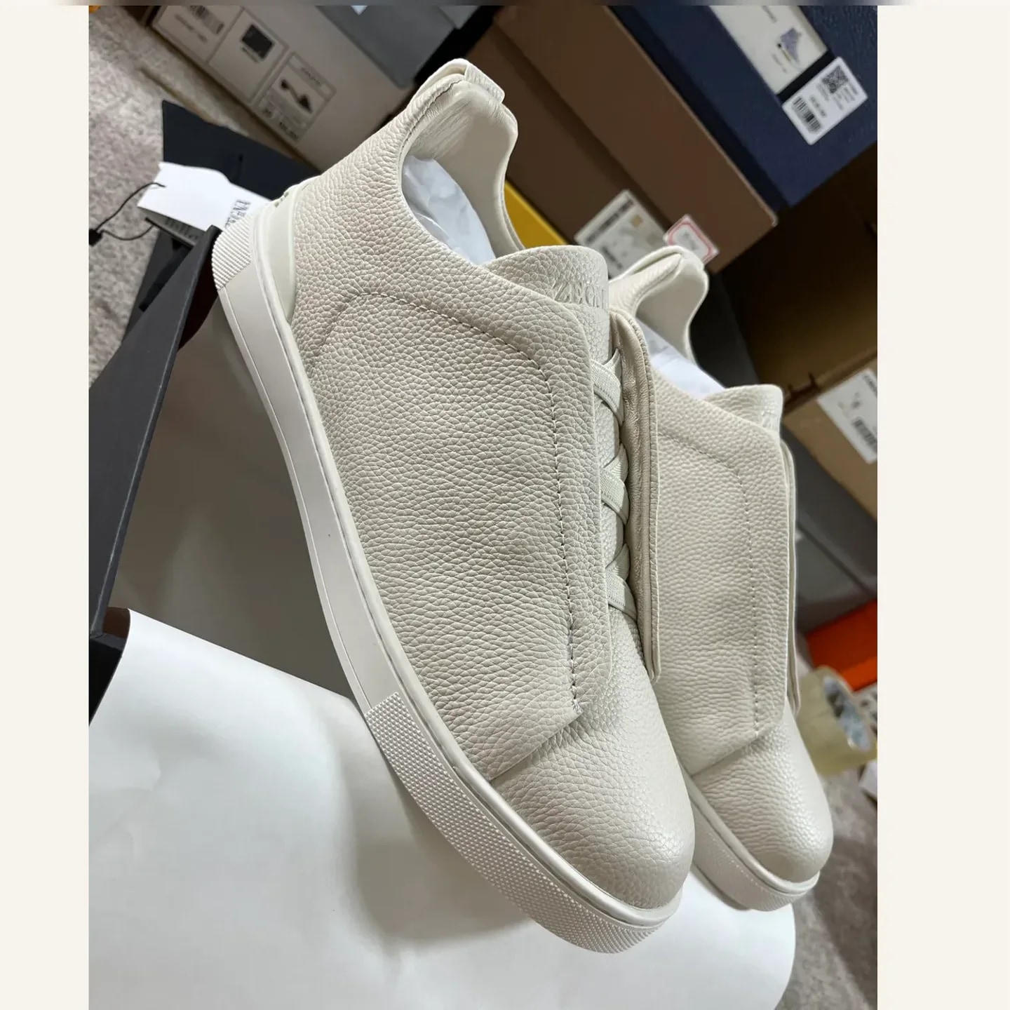 Zegna Triple Stitch Sneaker