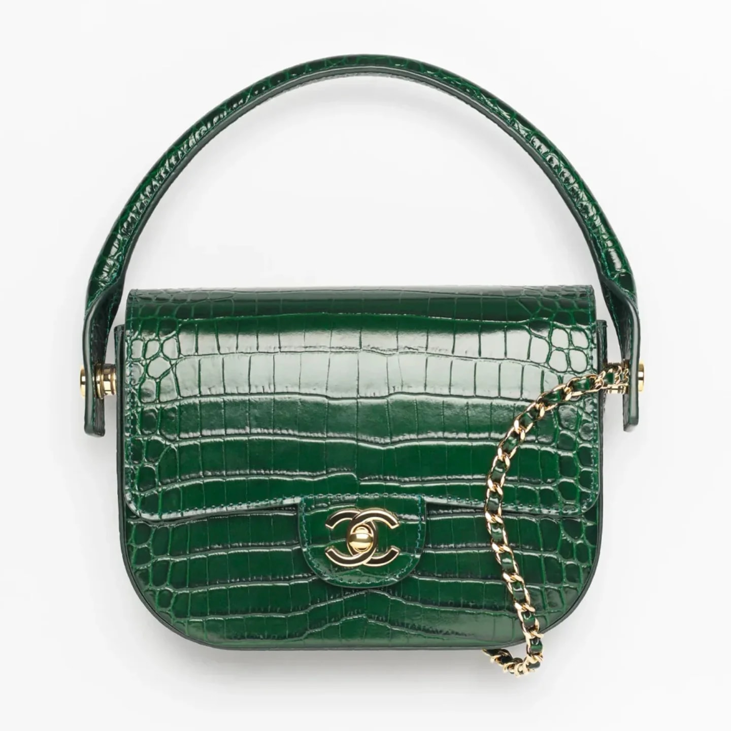 CHANEL Mini Flap Bag With Top Handle