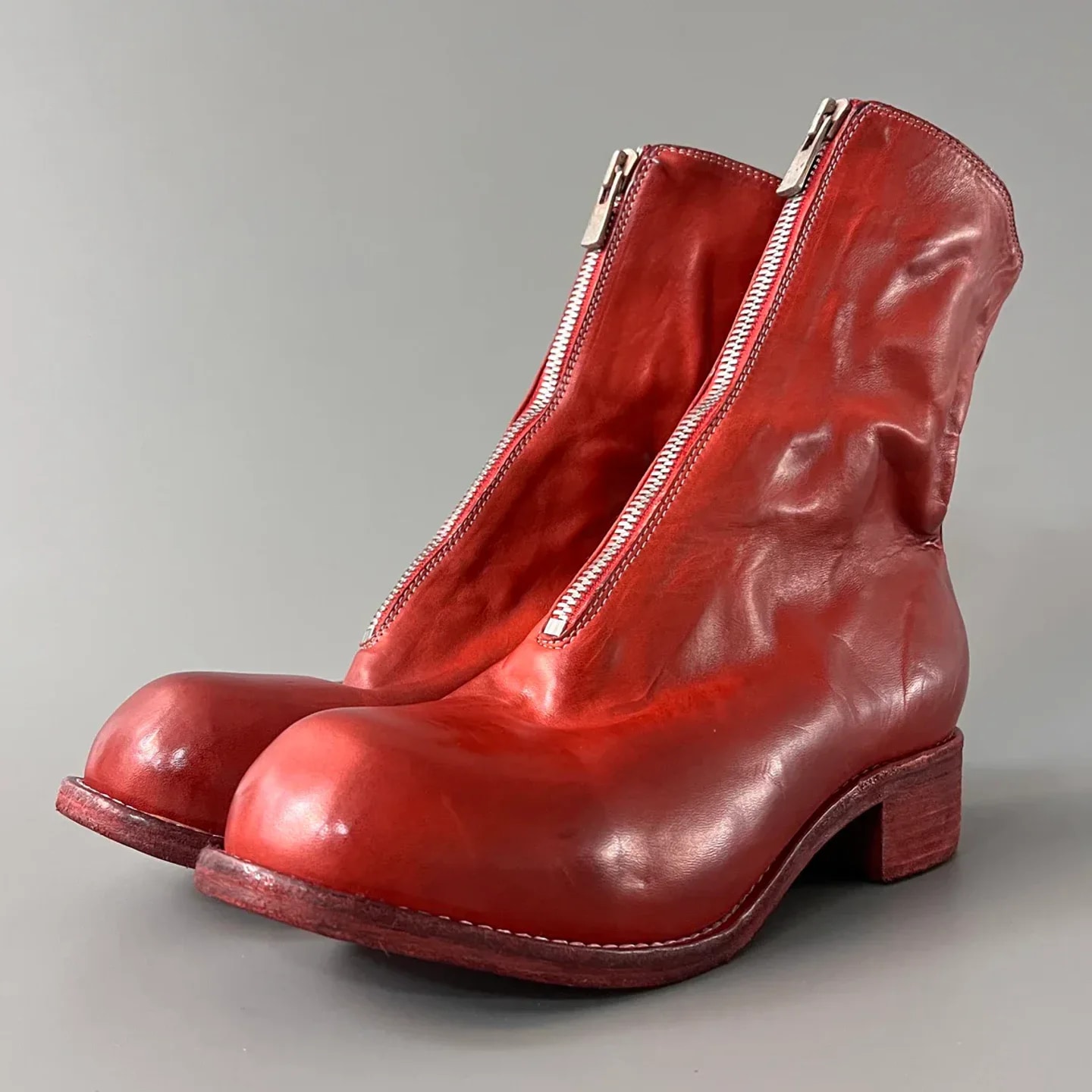 GUIDI PL2 Palombaro Front Zip Boots