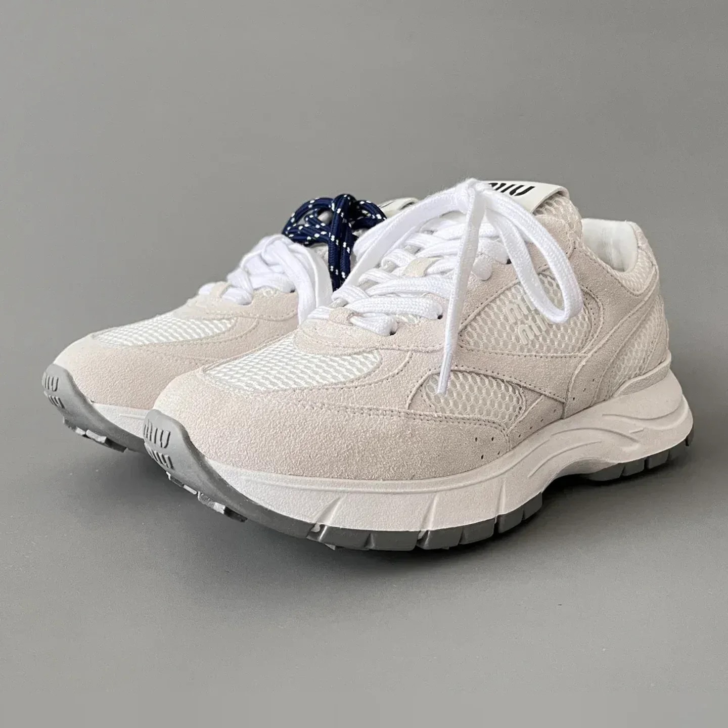 Miu Miu Leather Sneakers