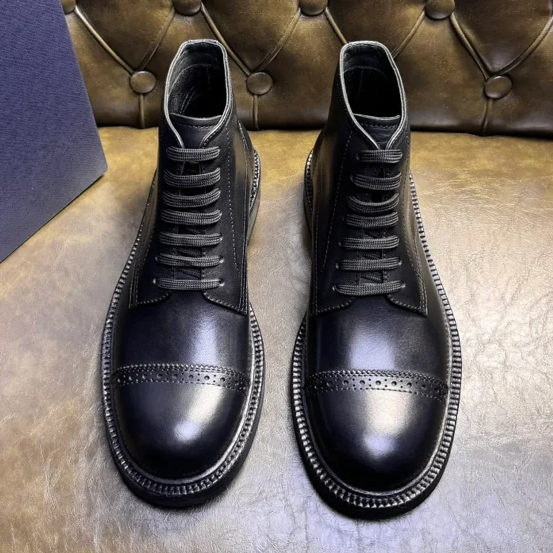 Prada Cap-toe Ankle Boot