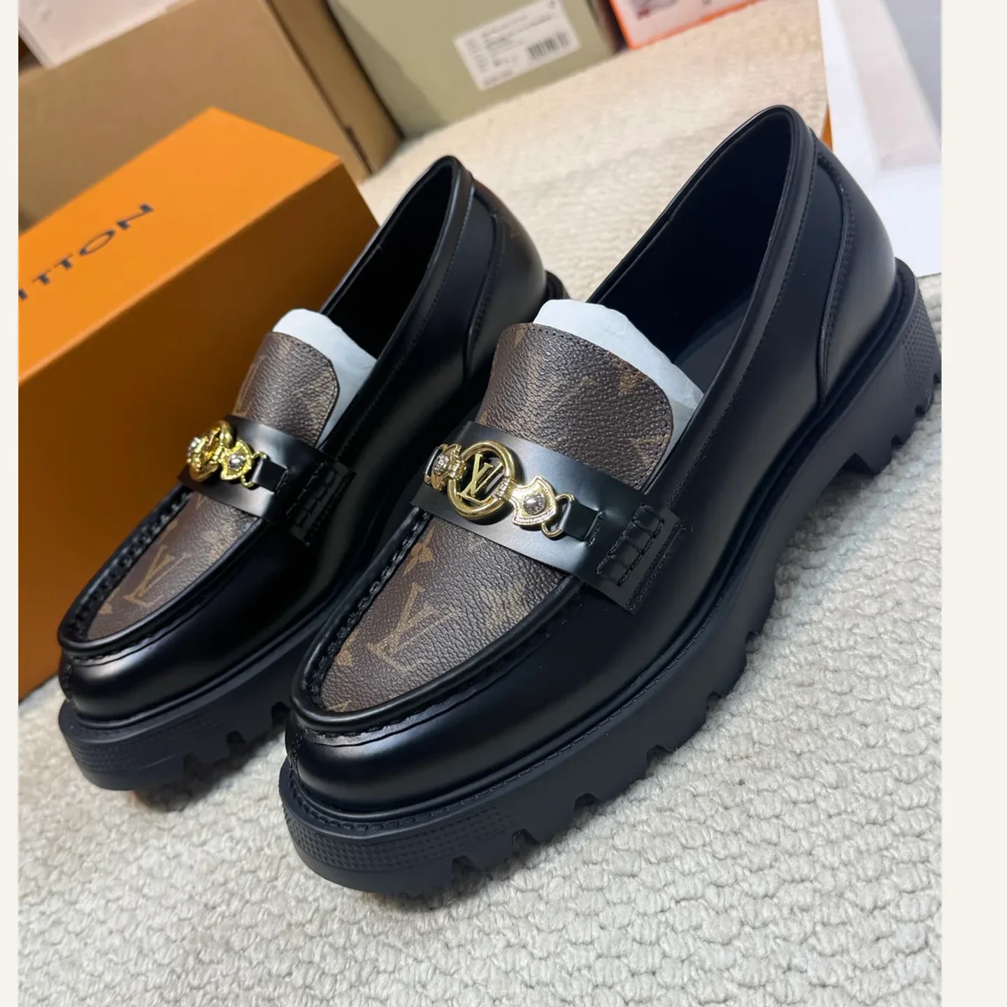 Louis Vuitton Monogram Chain Loafer