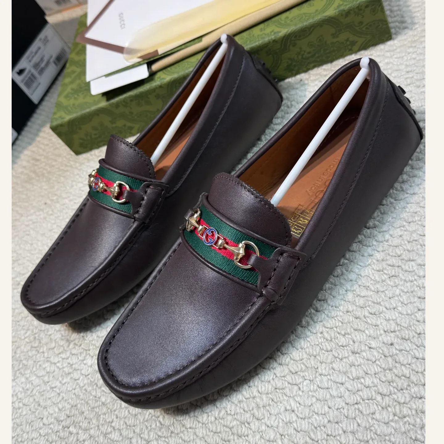 Gucci Web Horsebit Loafer