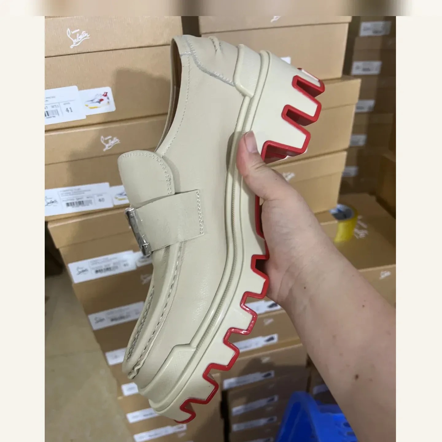 Christian Louboutin Loubishark Slip-on Sneaker