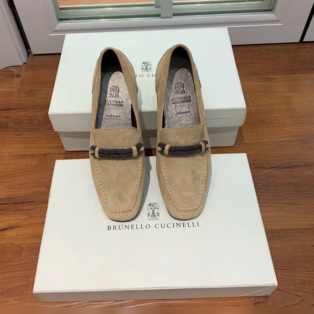Brunello Cucinelli Monili-chain Loafer