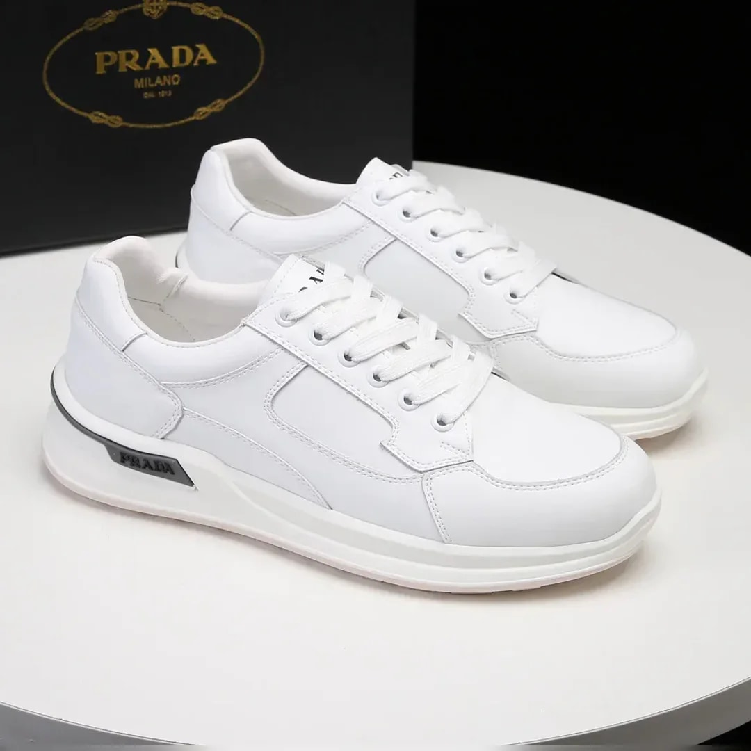 Prada Leather Low-top Sneaker