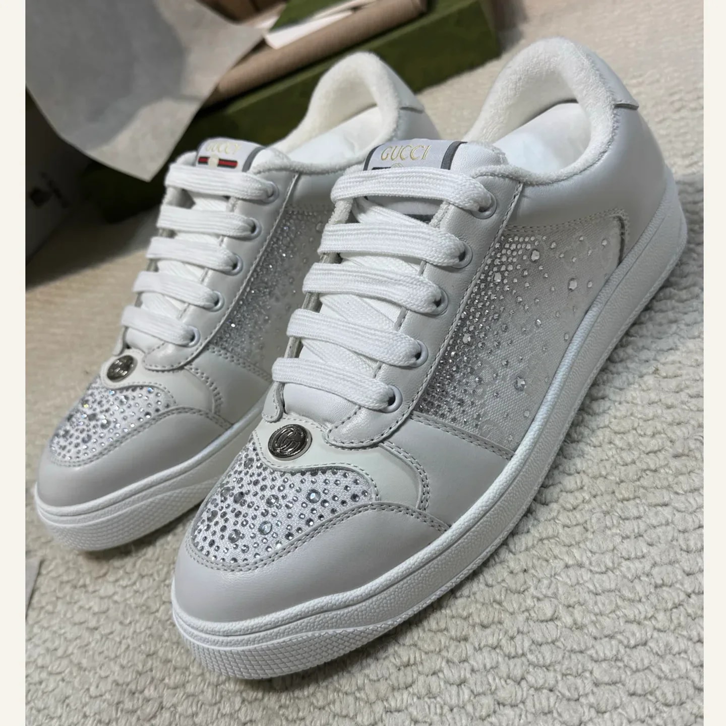 Gucci Crystal GG Low-top Sneaker