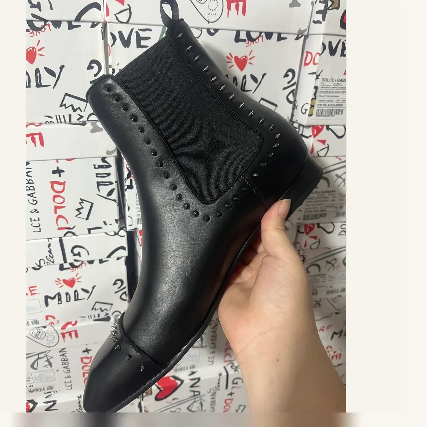 Christian Louboutin Brogue Chelsea Boot