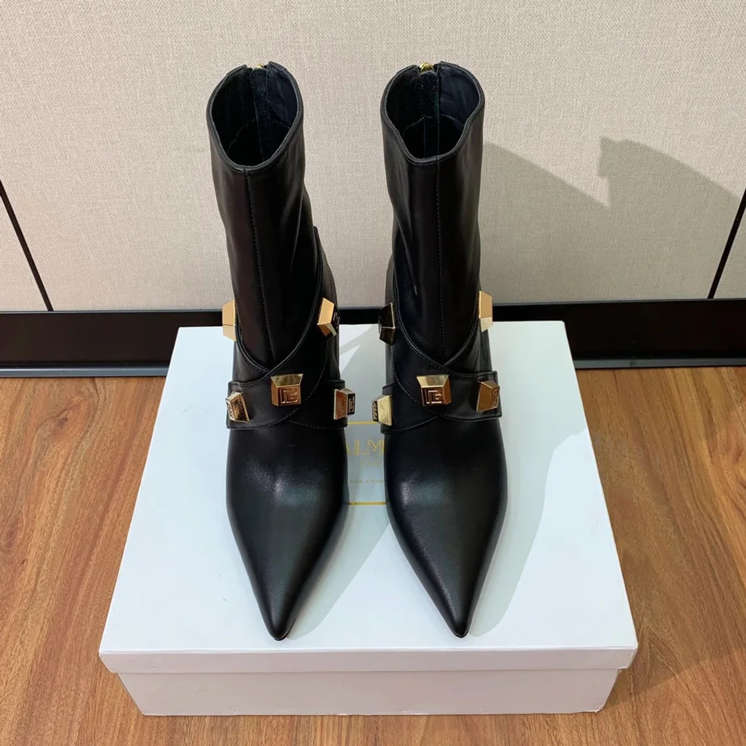 Balmain Buckle Ankle Boot